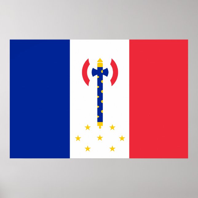 Vichy, France flag Poster (Front)