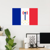 Vichy, France flag Poster (Home Office)