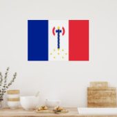 Vichy, France flag Poster (Kitchen)