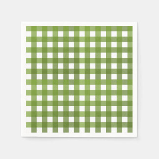 Vichy Green Napkins