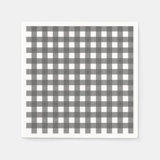 Vichy Light Gray Napkins