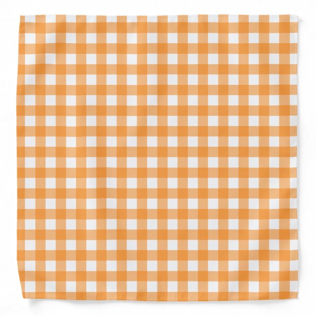 Vichy Orange Bandana (Front)