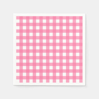 Vichy Rose Light Napkins