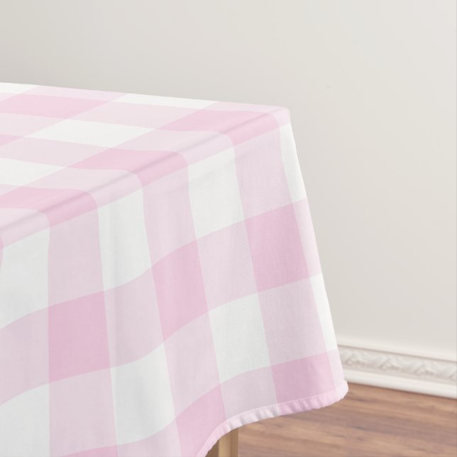Vichy Rose Tablecloth (In Situ)