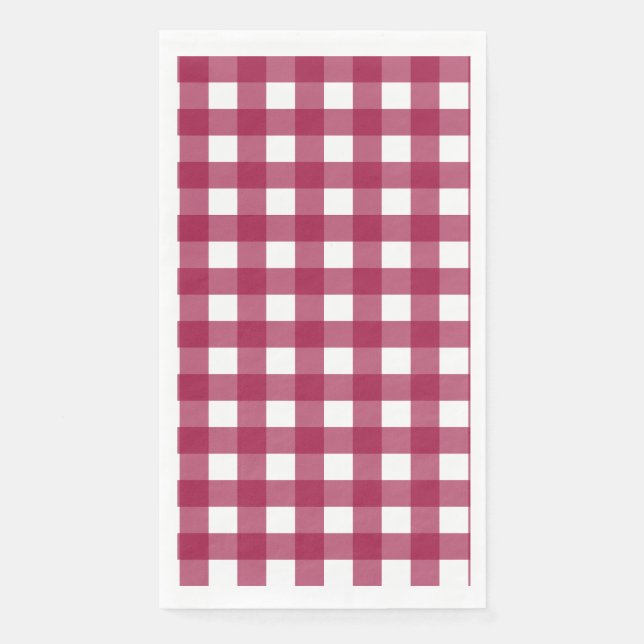 Vichy Rouge Cherry Paper Guest Towels (Front)