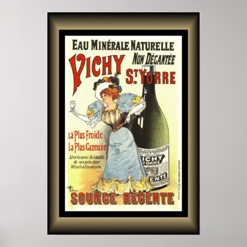Vichy Saint_Yorre Natural Mineral Water    Poster