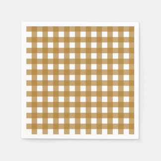 Vichy Sienne Napkins