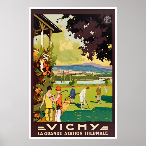 Vichy Travel Poster France Print Home (XR199)a