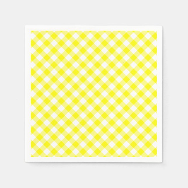 Vichy Yaune Napkins (Front)