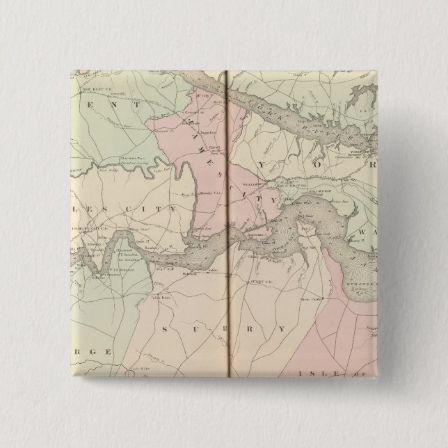 Vicinity of Richmond Pinback Button (Front)