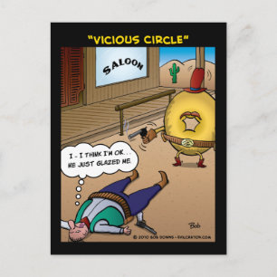 "Vicious Circle" Postcard