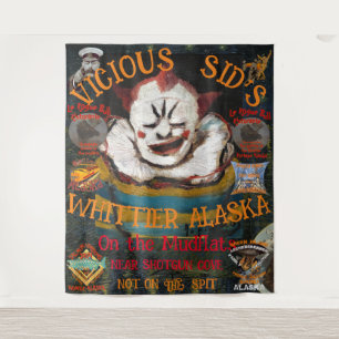 VICIOUS SID'S CASSOULET BAR WHITTIER ALASKA TAPESTRY