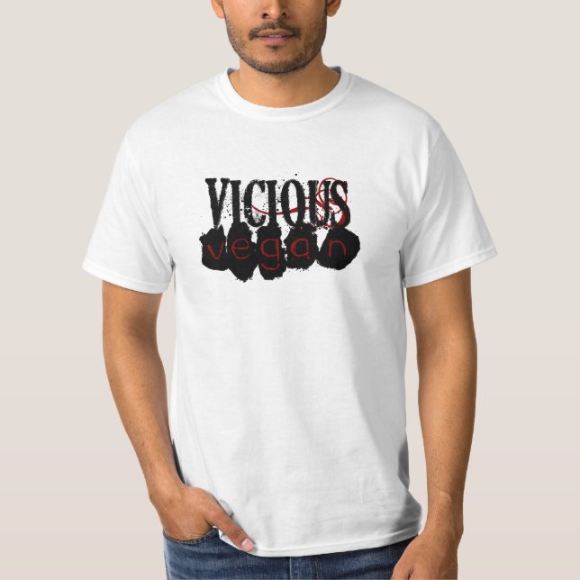 Vicious Vegan T-Shirt (Front)