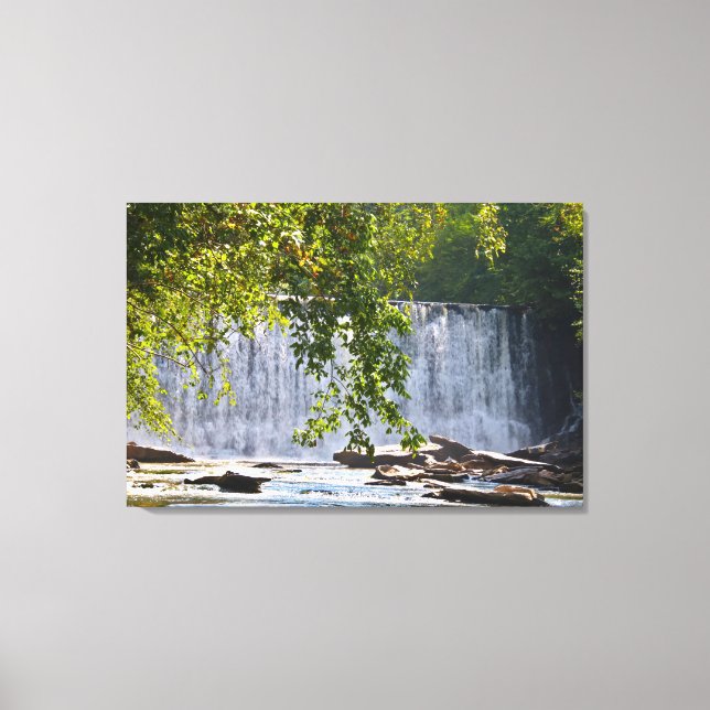 Vickery Creek Falls, Roswell, Georgia Canvas Print (Front)