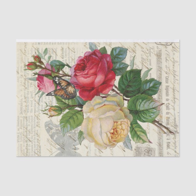 Vicks Flowers Tissue Paper (Front)