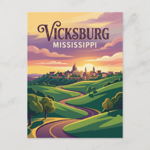 Vicksburg Mississippi Postcard