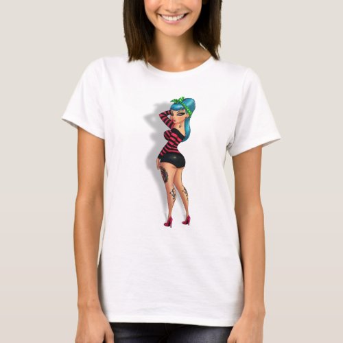 Vicky Licious _ Voluptuous Pinup Model T_Shirt