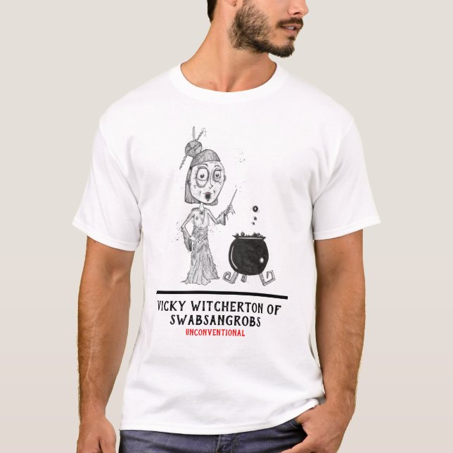 "Vicky Witcherton" White T-Shirt (Front)