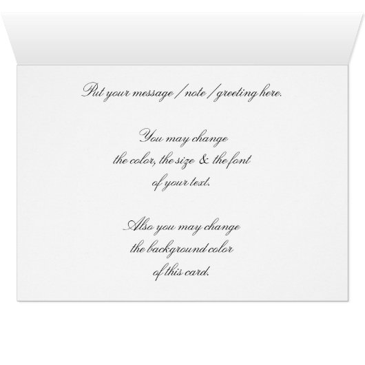 Vico, Bay of Naples - Watercolor Painting Card (Inside Horizontal (Bottom))