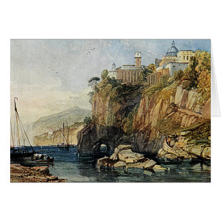 Vico, Bay of Naples - Watercolor Painting Card