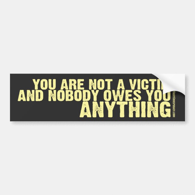 Victicrat Bumper Sticker (Front)