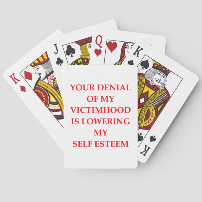 victim poker cards (Back)