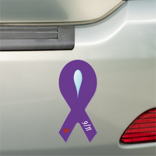 Victims of 911  Awareness Ribbon Car Magnet