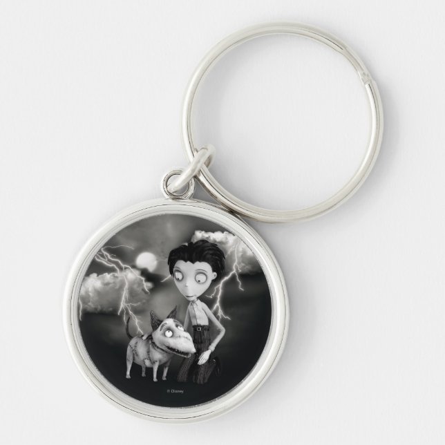 Victor and Sparky Keychain (Front)