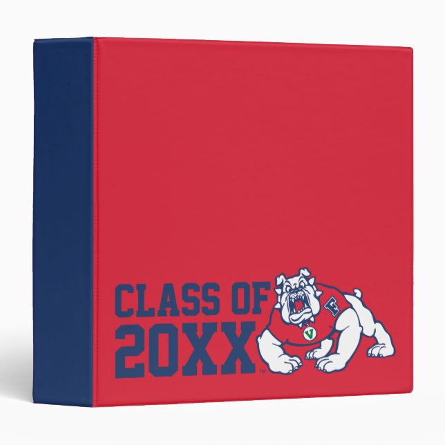 Victor E. Bulldog Class Year Binder (Front/Spine)
