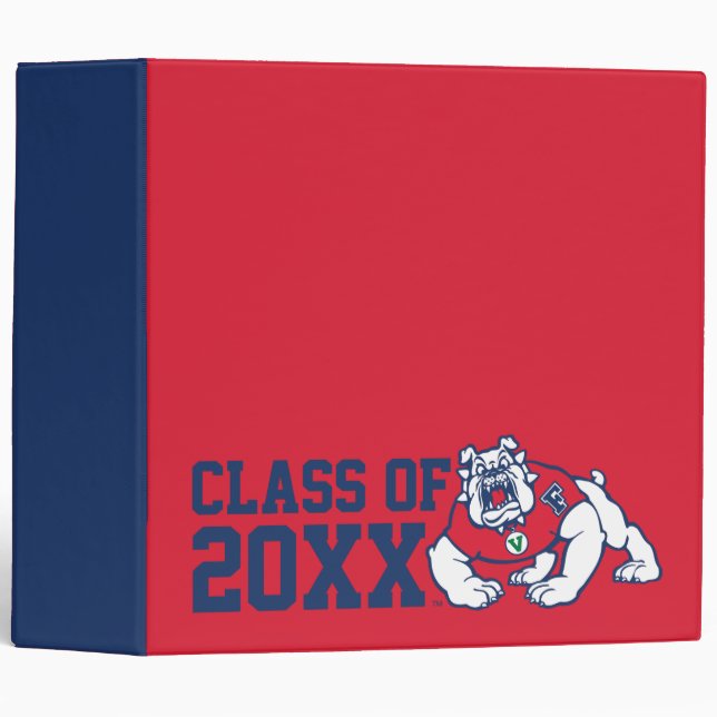 Victor E. Bulldog Class Year Binder (Front/Spine)