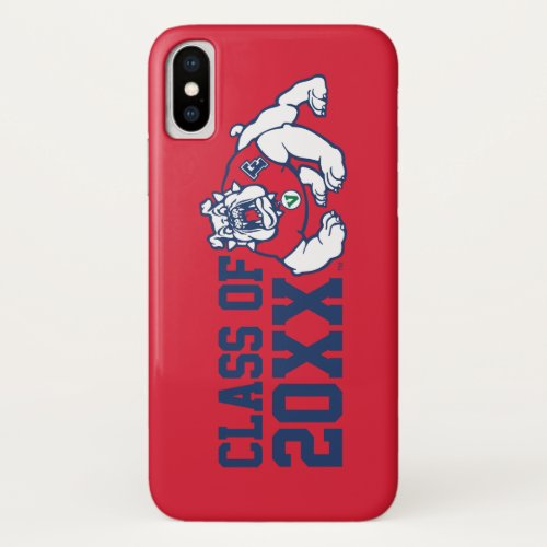 Victor E Bulldog Class Year iPhone X Case