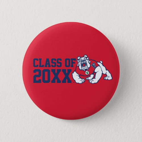 Victor E Bulldog Class Year Pinback Button