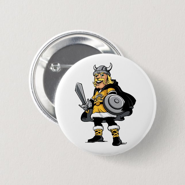Victor E. Viking Button (Front & Back)