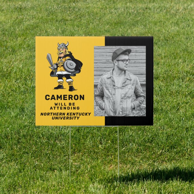 Victor E. Viking | Graduation Sign (Insitu)