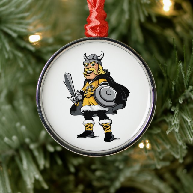 Victor E. Viking Metal Ornament (Tree)