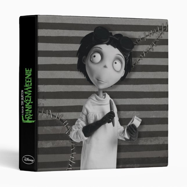 Victor  Frankenstein 3 Ring Binder (Front/Spine)