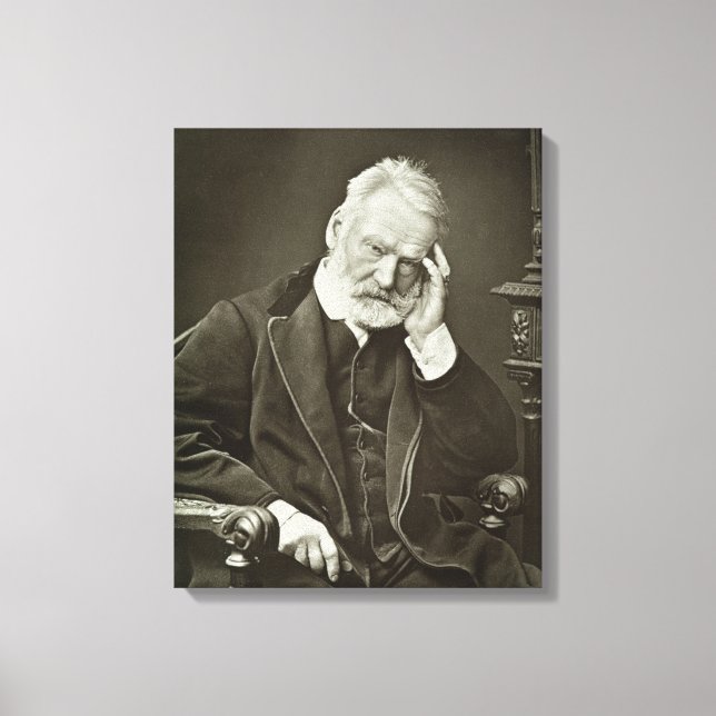 Victor Hugo (1802-85), from 'Galerie Contemporaine Canvas Print (Front)