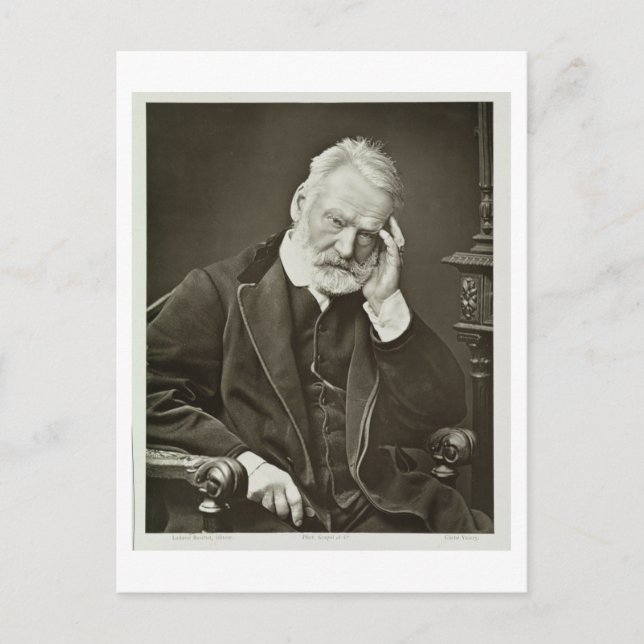 Victor Hugo (1802-85), from 'Galerie Contemporaine Postcard (Front)