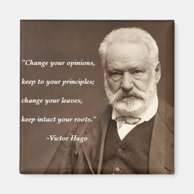 Victor Hugo Quote Magnet (Front)
