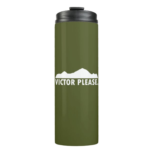 Victor Idaho Please Thermal Tumbler (Front)