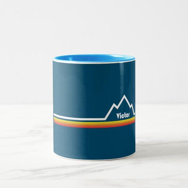 Victor Idaho Two-Tone Coffee Mug (Center)
