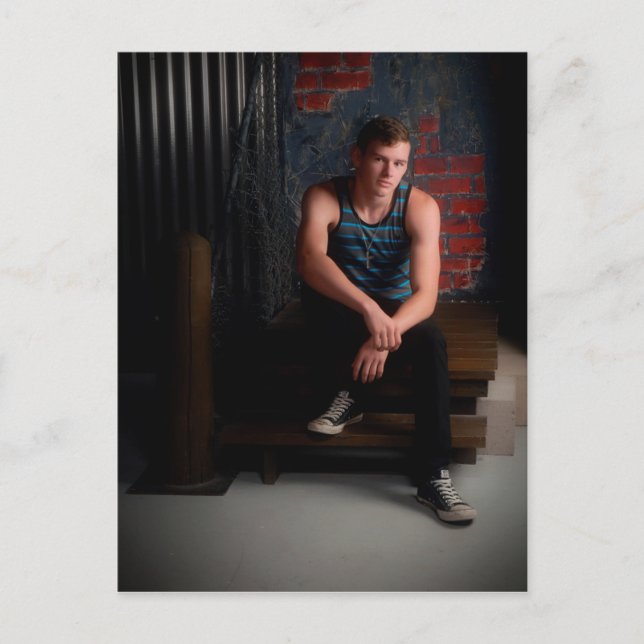 Victor Neil Jones senior pictures Postcard (Front)