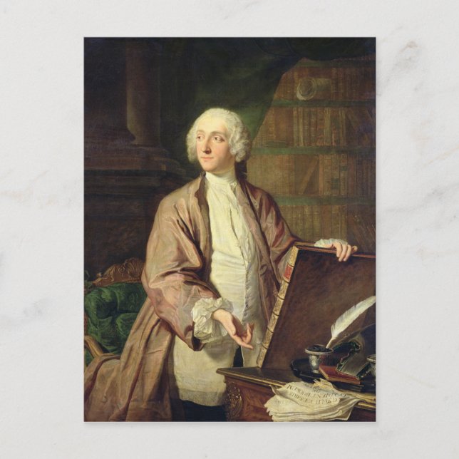 Victor Riquetti , Marquis of Mirabeau, 1743 Postcard (Front)