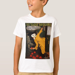 Victoria Arduino - Vintage Coffee Advert Poster T- T-Shirt