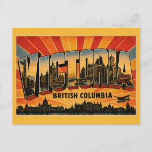 Victoria BC Capital City Postcard