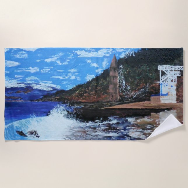 Victoria Beach Beach  towel (Front)