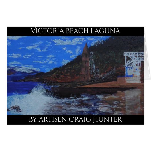 Victoria beach Laguna beach Cards (Front Horizontal)