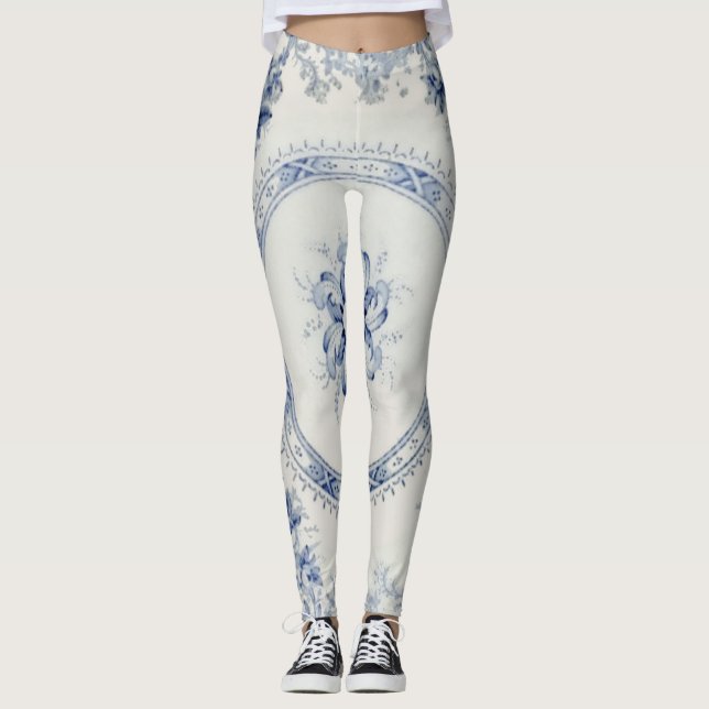 Victoria Blue Leggings (Front)