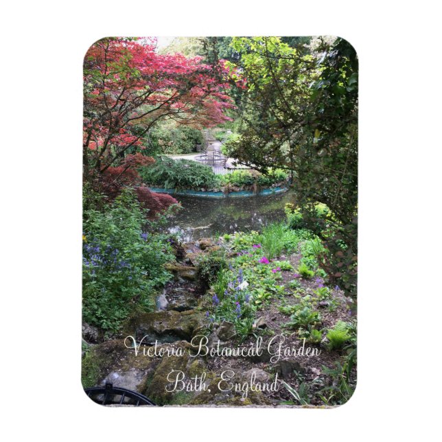 Victoria Botanical Garden Bath England Magnet (Vertical)