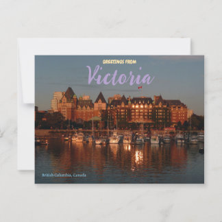 Victoria British Columbia Canada Postcard